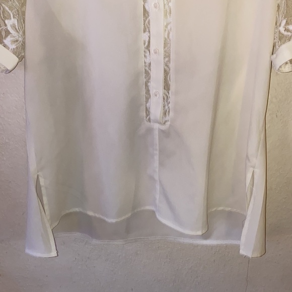 Comme USA lace button down blouse - Picture 6 of 11